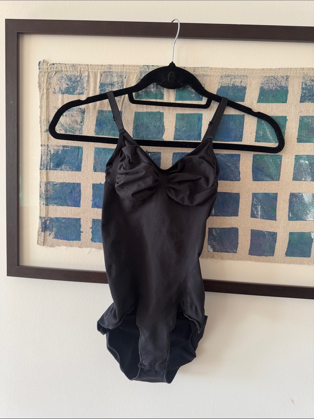 Skims Seamless Sculpt Brief Bodysuit Onyx Black Large